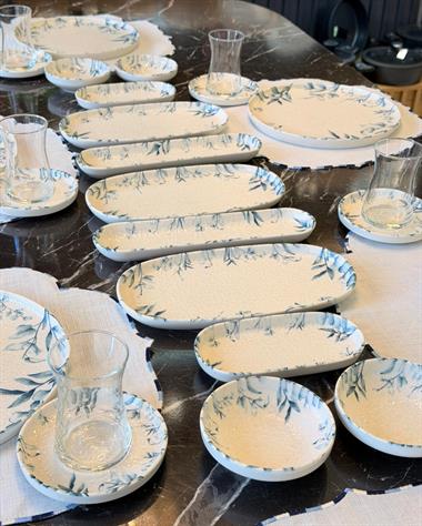 29 Parça Bluetta Porselen Kahvaltı Takımı 