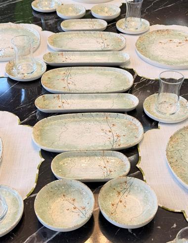 29 Parça Herb Porselen Kahvaltı Takımı 