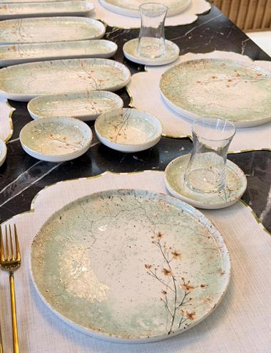 29 Parça Herb Porselen Kahvaltı Takımı 