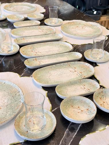 29 Parça Herb Porselen Kahvaltı Takımı 