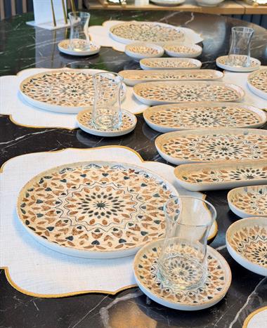 29 Parça Moria Porselen Kahvaltı Takımı 