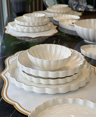 29 Parça Passion Gold Porselen Yemek Takımı 