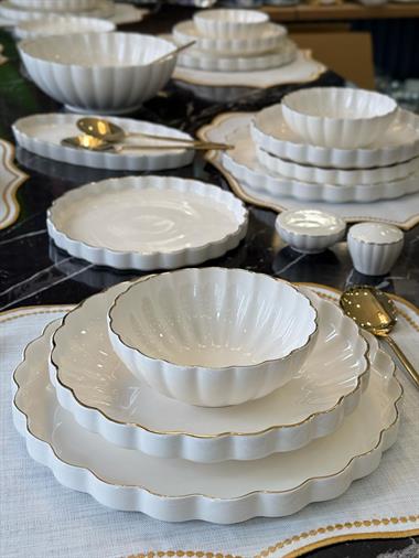29 Parça Passion Gold Porselen Yemek Takımı 