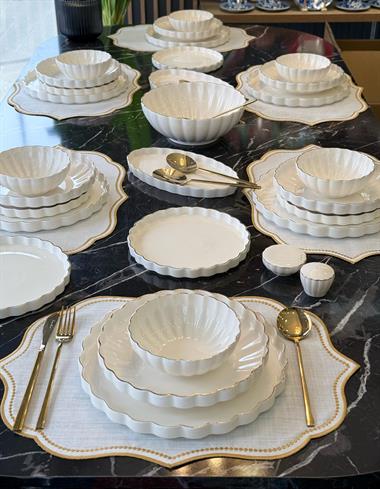29 Parça Passion Gold Porselen Yemek Takımı 