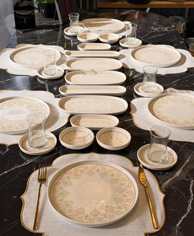 29 Parça Porselen Kahvaltı Takımı Lema