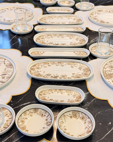 29 Parça Porselen Kahvaltı Takımı Vesta