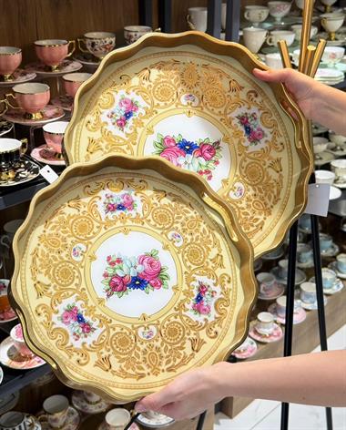 2li Alunis Lüks Tepsi