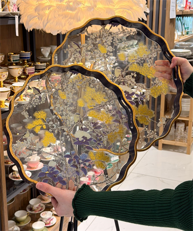 2li Moris Bird Lüks Tepsi