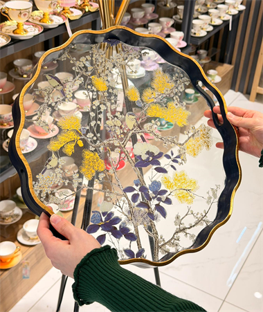 2li Moris Bird Lüks Tepsi