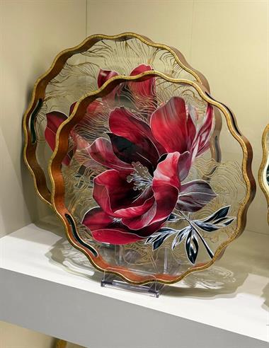 2li Possion Bloom Lüks Tepsi