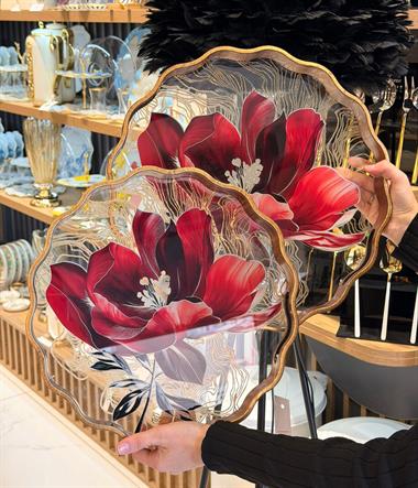 2li Possion Bloom Lüks Tepsi