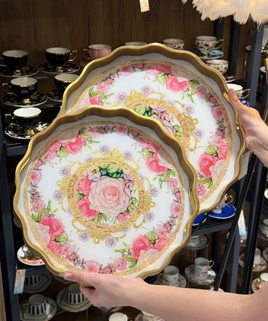 2li Vera Gold Lüks Tepsi