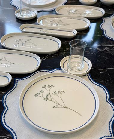 30 Parça Porselen Kahvaltı Takımı Lily