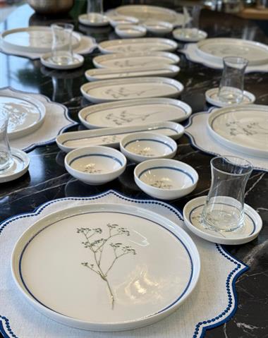30 Parça Porselen Kahvaltı Takımı Lily