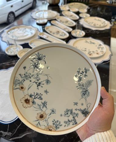 30 Parça Porselen Kahvaltı Takımı Manolya