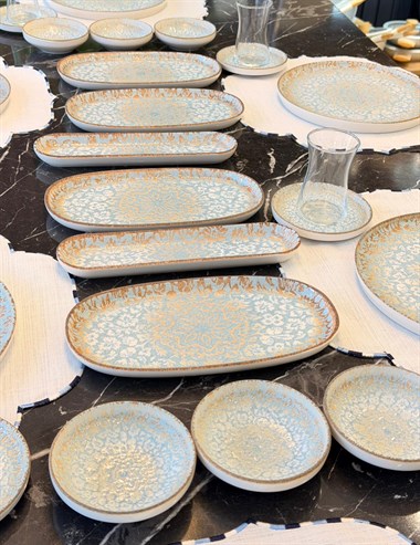 30 Parça Porselen Kahvaltı Takımı Samira