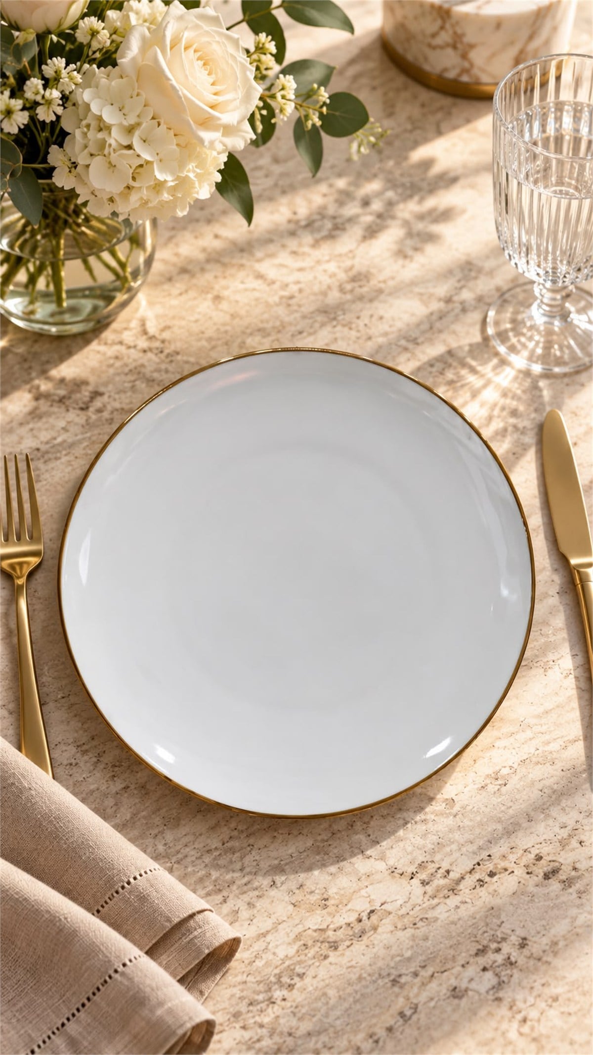 31 cm Pure Bone Line Orta Sunum Tabağı 