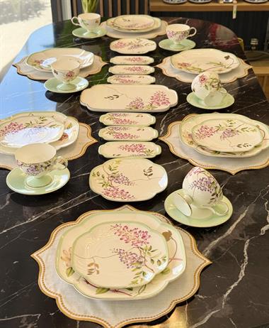 31 Parça 6 Kişilik Premium Porselen Mikasa Moor Kahvaltı Takımı