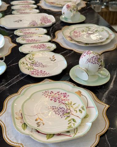 31 Parça 6 Kişilik Premium Porselen Mikasa Moor Kahvaltı Takımı