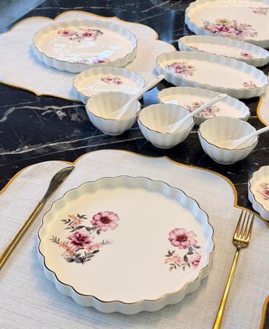 31 Parça Bailey Porselen Kahvaltı Takımı 