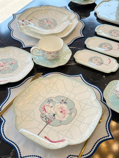 31 Parça Rosita 6 Kişilik Premium Porselen Mikasa Moor Kahvaltı Takımı