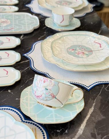 31 Parça Rosita 6 Kişilik Premium Porselen Mikasa Moor Kahvaltı Takımı