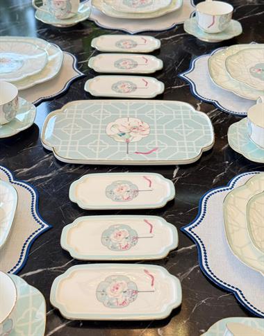 31 Parça Rosita 6 Kişilik Premium Porselen Mikasa Moor Kahvaltı Takımı