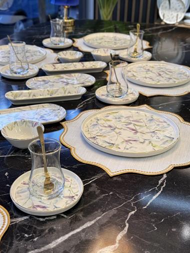 32 Parça Modern Cosmos Kahvaltı Takımı