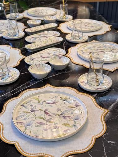 32 Parça Modern Cosmos Kahvaltı Takımı