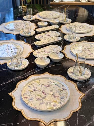 32 Parça Modern Cosmos Kahvaltı Takımı