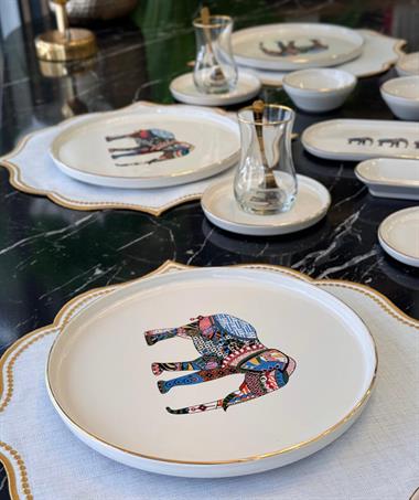 32 Parça Modern Fil Kahvaltı Takımı