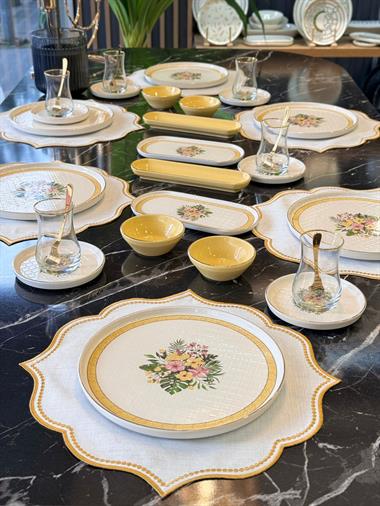 32 Parça Modern Hermina Kahvaltı Takımı