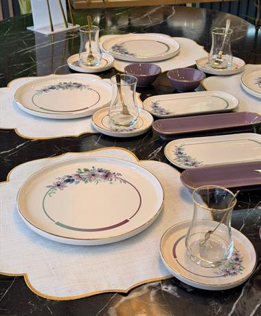 32 Parça Modern Lindy Kahvaltı Takımı