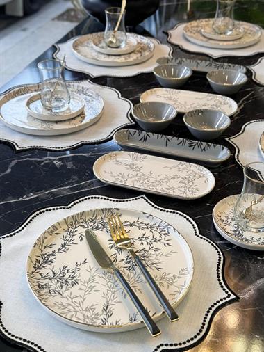 32 Parça Modern Shadow Kahvaltı Takımı Gold