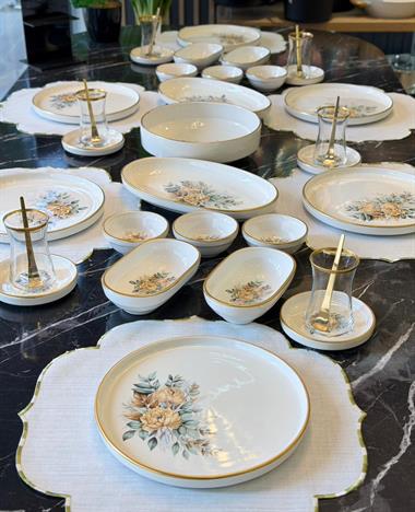 37 Parça İstanbul Green Kahvaltı Takımı