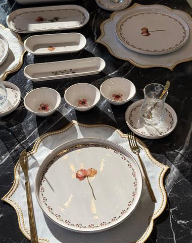 37 Parça Modern Talitha Kahvaltı Takımı