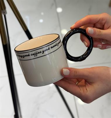  Lüks Porselen Good Mood Kupa