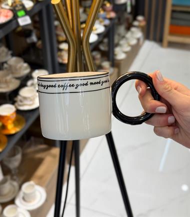  Lüks Porselen Good Mood Kupa