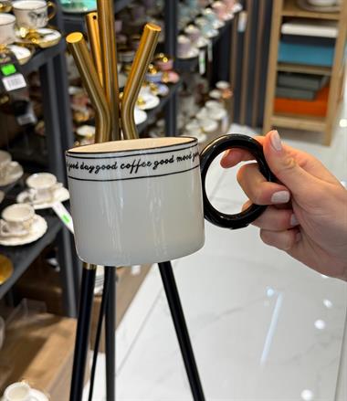  Lüks Porselen Good Mood Kupa