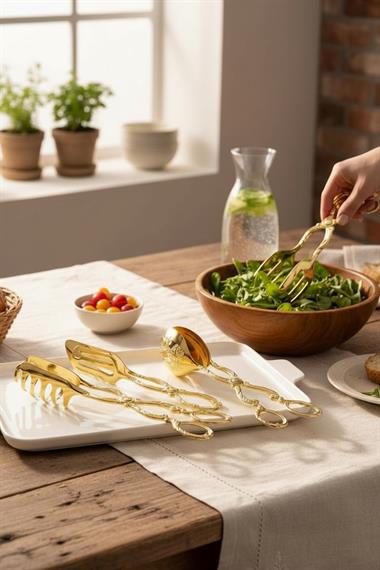 3lü Maşa Set Gold Mikasa Moor 