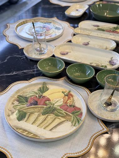 41 Parça Modern Verdura Kahvaltı Takımı