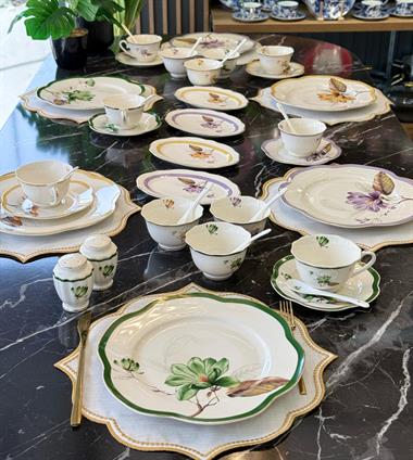 42 Parça Flora Porselen Kahvaltı Takımı