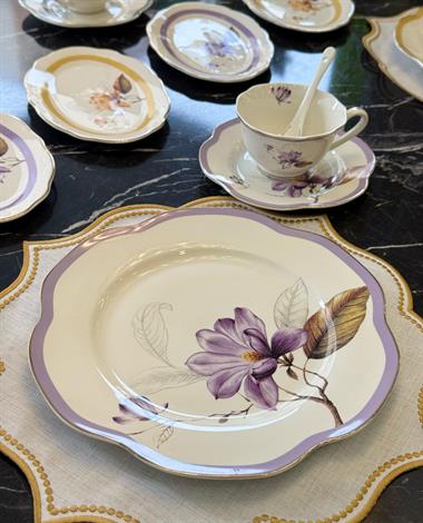 42 Parça Flora Porselen Kahvaltı Takımı