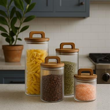 4lü Regina Cam Kavanoz Seti