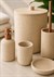 5 Parça Lüx Laduree Maris Bej Banyo Seti