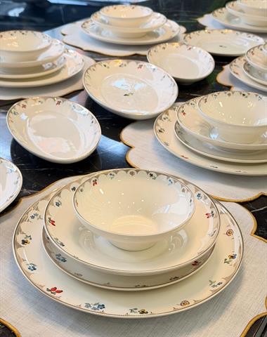 54 Parça 12 Kişilik Porselen Yemek Takımı Catalina