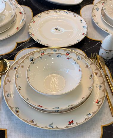 54 Parça 12 Kişilik Porselen Yemek Takımı Catalina