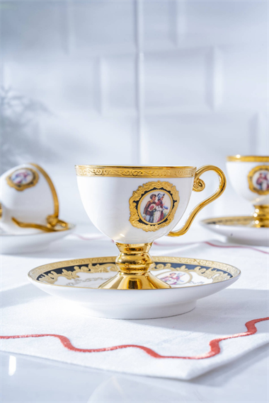 6 Kişilik Carmona Kahve Fincan Takımı - 100 ml