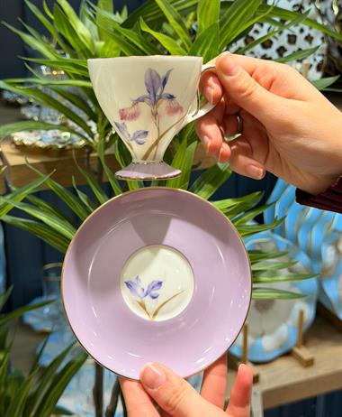 6 Kişilik Flora Kahve Fincan Takımı 