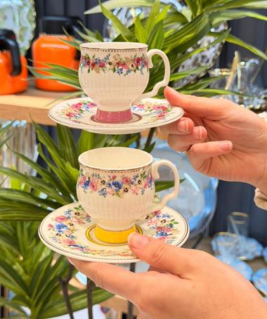 6 Kişilik Porselen Despina Kahve Fincan Takımı - 90 ml